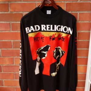 VINTAGE BAD RELIGION RECIPE FOR HATE EUROPE TOUR T-SHIRT