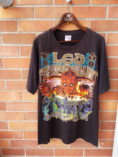 VINTAGE 1990 LED ZEPPELIN HAMMER OF THE GODS T-SHIRT | Defunkd