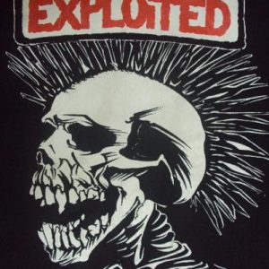 VINTAGE THE EXPLOITED PUSHEAD T-SHIRT