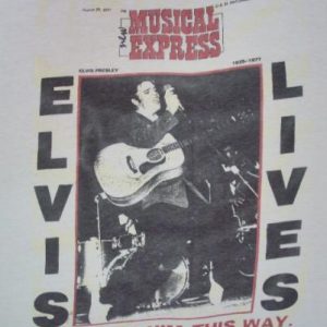 VINTAGE ELVIS 1977 NEW MUSICAL EXPRESS