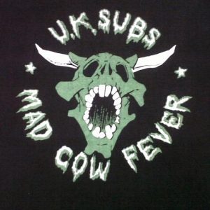 VINTAGE 1990 UK SUBS T-SHIRT