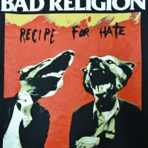 VINTAGE BAD RELIGION RECIPE FOR HATE T-SHIRT