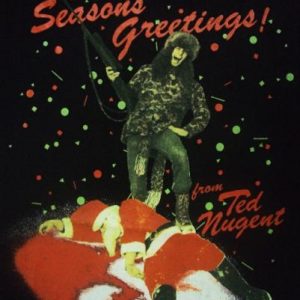 VINTAGE TED NUGENT 1990 WHIPLASH BASH SANTA CLAUS TOUR