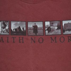 VINTAGE 90s FAITH NO MORE MIMICVII CONCERT PROMO T-SHIRT