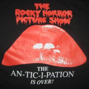 Vintage 1980's Rocky Horror Picture Show movie t-shirt, L-XL