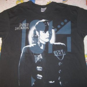 Vintage 1990 Janet Jackson Rhythm Nation tour t-shirt