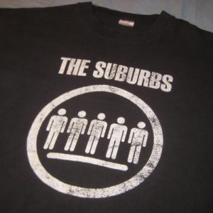 Vintage late 1980's The Suburbs t-shirt, new wave punk rock