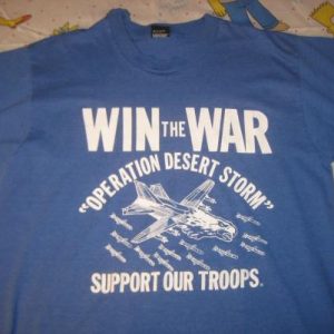 vintage 1991 Operation Desert Storm war t-shirt, XL