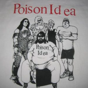 Vintage 1991 Poison Idea t-shirt. XL