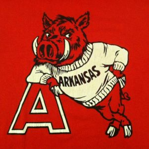 Vintage 1982 Arkansas Razorbacks Tusk t-shirt