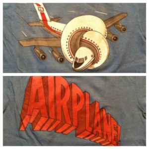Vintage 1980 Airplane cult classic movie t-shirt