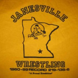 89 Minnesota Wrestling vintage t-shirt, XL