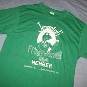 Vintage 1980's Jeremiah's bar t-shirt, soft and thin