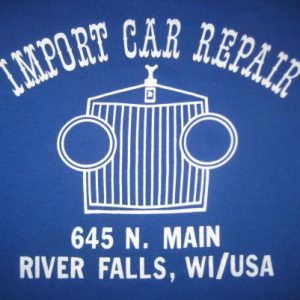 Vintage 1980s Car Repair t-shirt, M L