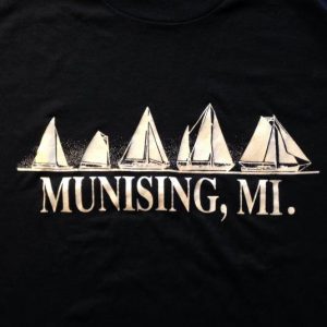 Vintage 1980's Munising, Michigan sailing t-shirt