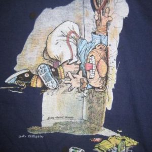 vintage 1970's funny racquetball t-shirt preppy yuppie