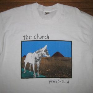 Vintage 1992 The Church t-shirt Priest=Aura, Australian band