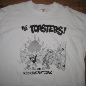 vintage 1980's The Toasters Recriminations t-shirt, XL, ska