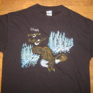 Vintage 1980's Utah t-shirt, bald eagles