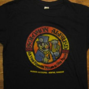 vintage 1970's Solomon Alfred t-shirt- Memphis bar