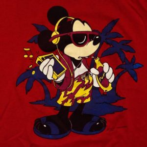 Vintage 1980's Mickey Mouse on vacation t-shirt