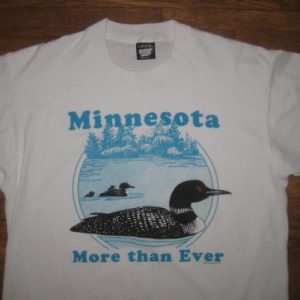 Vintage 1992 Minnesota loon t-shirt, large