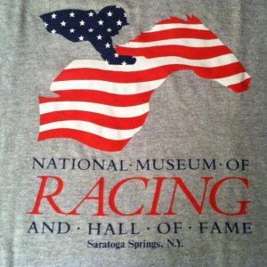 Vintage 1980's horse racing museum & hall of fame t-shirt