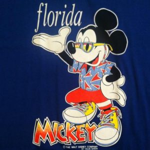 Vintage 1980's Mickey Mouse Florida t-shirt