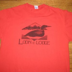 Vintage 1980's "Loon E Lodge" t-shirt, large