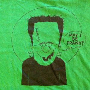 Vintage 1980's Frankenstein funny Halloween humorous t-shirt