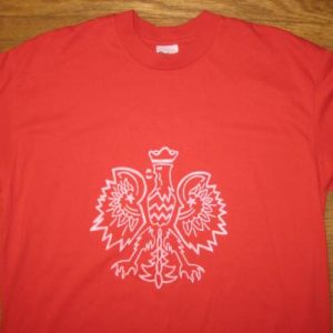 Vintage Polish American club t-shirt, soft and thin