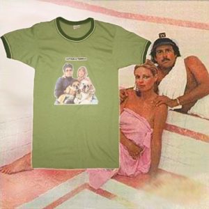 1970's Captain and Tennille iron-on ringer t-shirt, medium