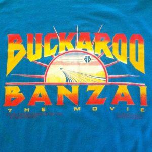 Vintage Buckaroo Banzai Across the 8th Dimension t-shirt