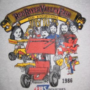 Vintage 1986 Red River Valley Fair t-shirt, S-M