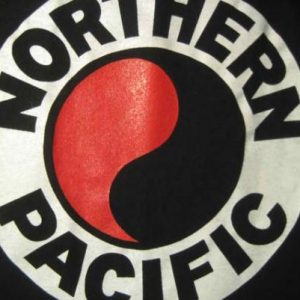 Vintage 1980's NOrthern Pacific Railway t-shirt, L