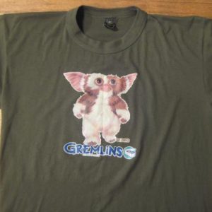 Vintage 1980's Gremlins movie t-shirt, soft and thin, large