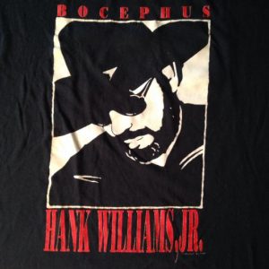 Vintage 1991 Hank Williams Jr. country music t-shirt