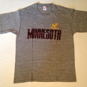 Vintage 1980's rayon blend University of Minnesota t-shirt