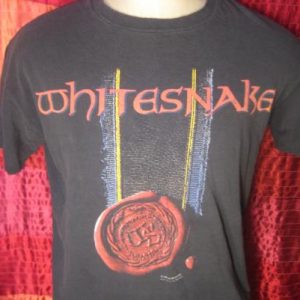 1990 vintage Whitesnake t-shirt, L-XL