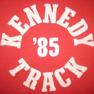 Vintage 1985 Kennedy Track t-shirt, M-L