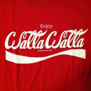 Vintage 1980's Walla Walla Washington Coke Coca Cola t-shirt