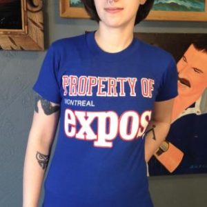 Vintage 1980's Property Of Montreal Expos t-shirt