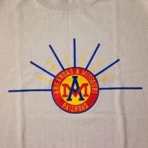 Vintage 1980's Arkansas And Missouri Railroad t-shirt