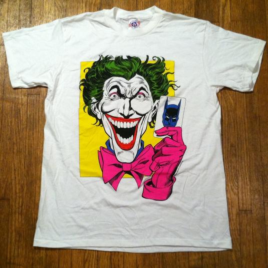 Vintage 1980's deadstock Batman Joker still in bag t-shirt | Defunkd