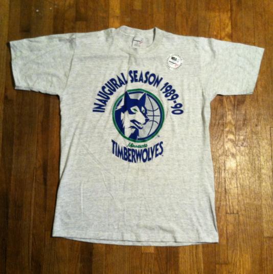 Vintage 1989-1990 Minnesota Timberwolves basketball t-shirt | Defunkd