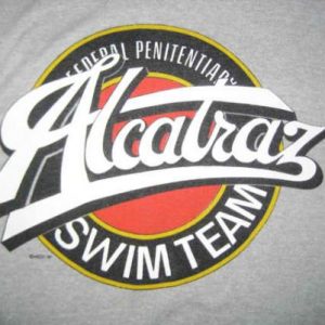 Vintage 1980s Alcatraz Swim Team ringer t-shirt, M L