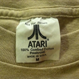 Vintage 1980's Atari classic retro video game t-shirt