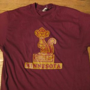 Vintage University of Minnesota Golden Gophers t-shirt, M-L