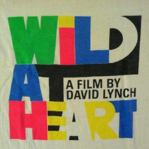 Vintage 1990 Wild at Heart David Lynch movie promo t-shirt