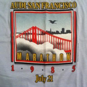 Vintage 1985 San Francisco marathon t-shirt